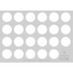 Circle Stencil 5.5 cm