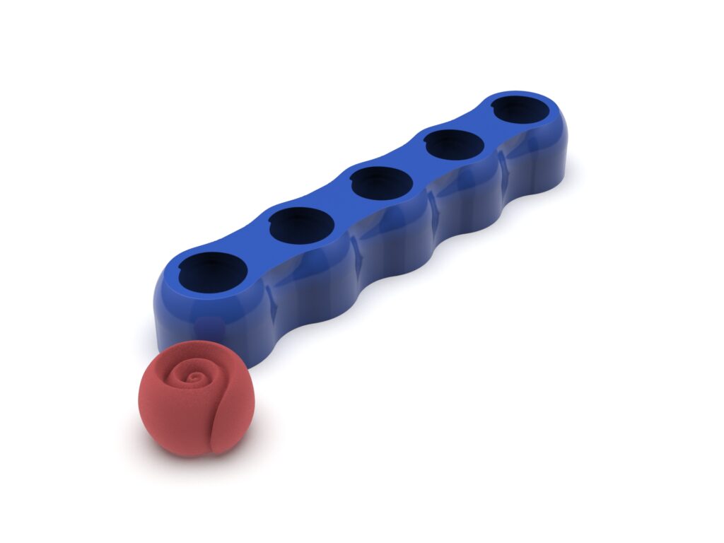 Rose Scoop Mold Mini