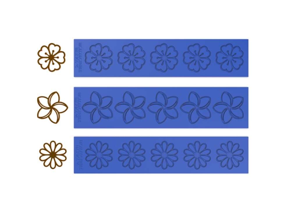 Spring Flower Tuille Molds