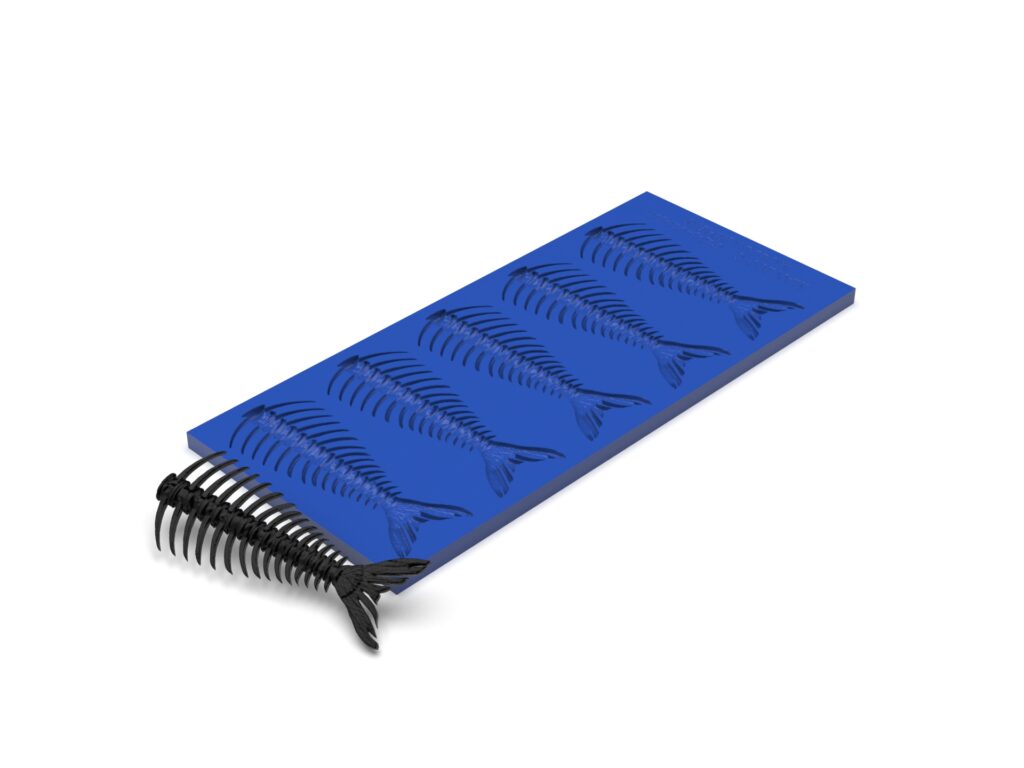 Realistic Fishbone Tuille Mold